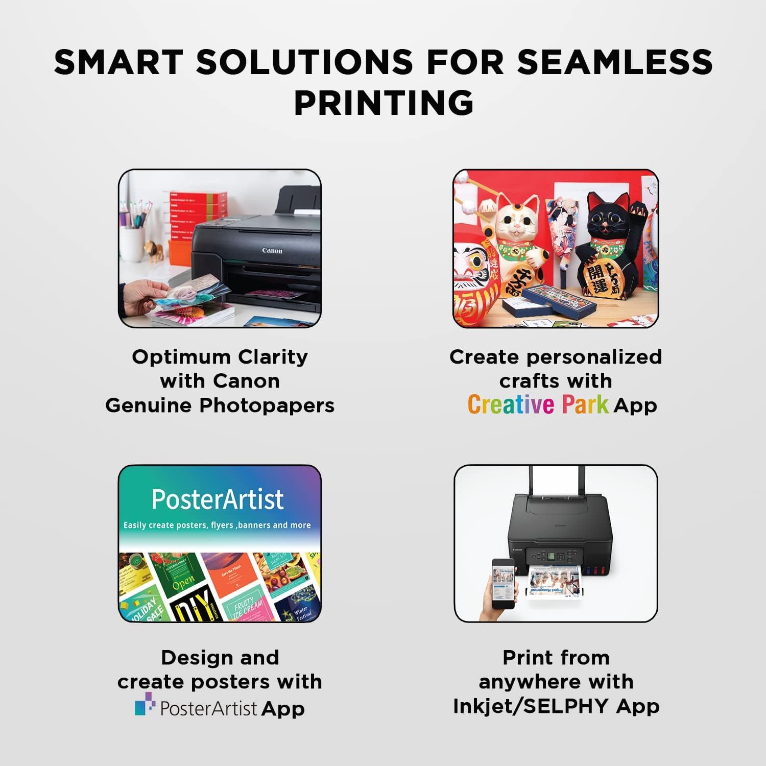 Canon PIXMA MegaTank G3770 BK All-in-one WiFi Inktank Colour Printer with 2 Years Standard Warranty Canon PIXMA MegaTank G3770 BK All-in-one WiFi Inktank Colour Printer with 2 Years Standard Warranty